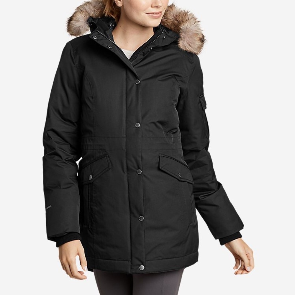 Eddie Bauer WeatherEdge Down Jacket Black Small